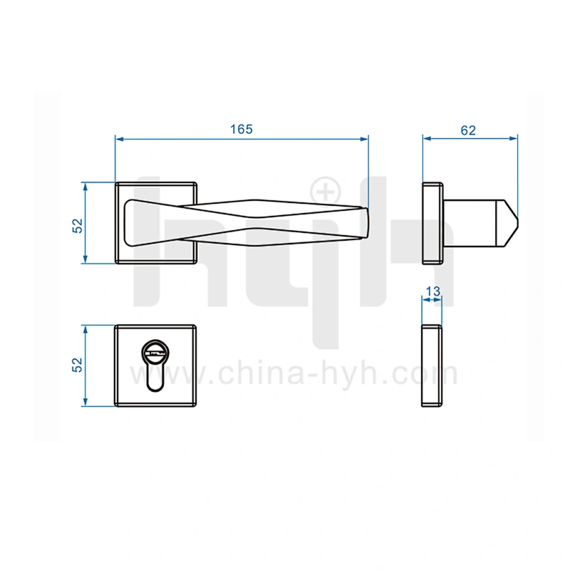 hyh New Design Zinc Alloy Passage Door Lock